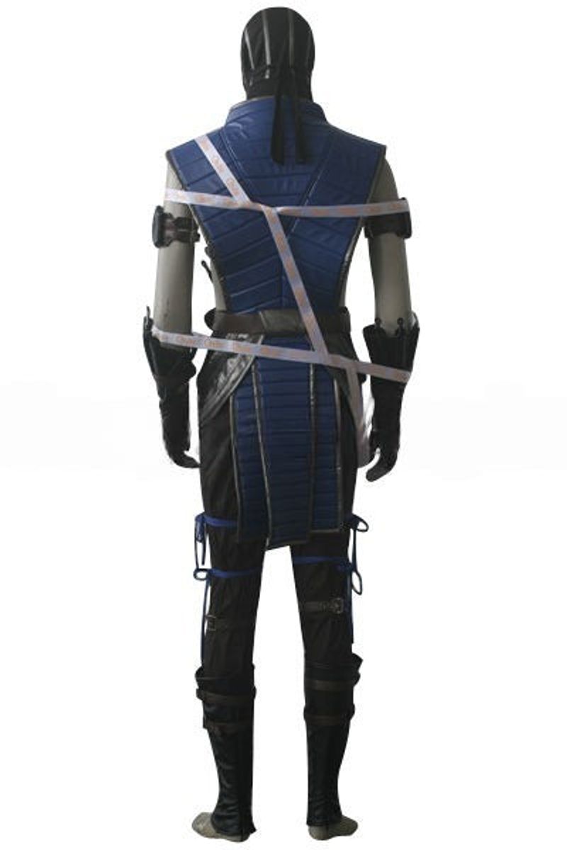 Sub-Zero Kuai Liang Blue Ninja Cosplay Costume