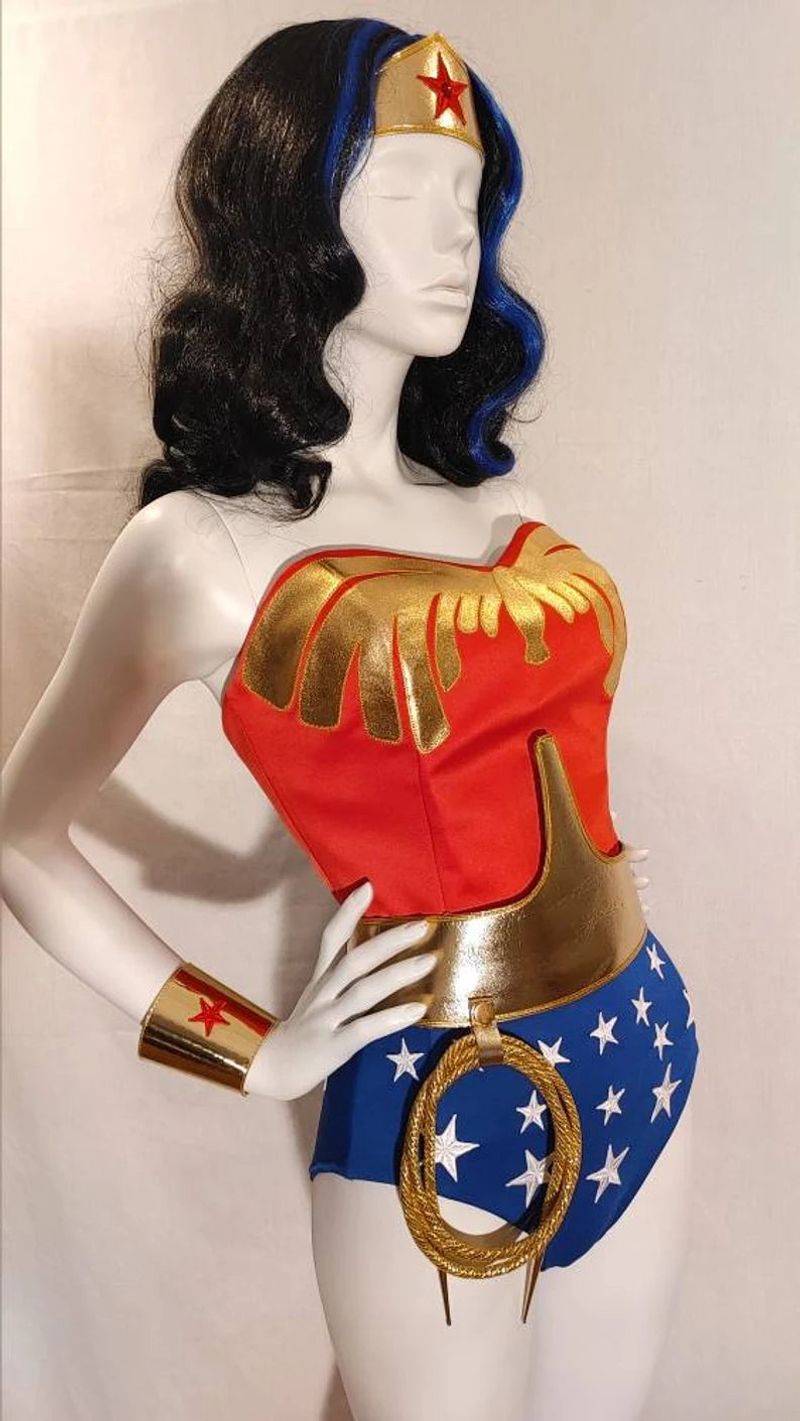 80s Wonder Woman Lynda Carter Cosplay Costume