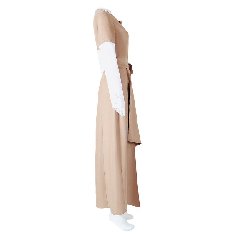 Princess Leia Women Khaki Dress Cosplay Costume
