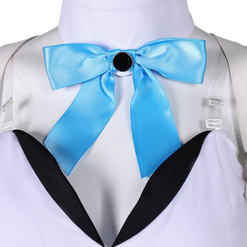 Tifa Lockhart Women White Swimsuit Cosplay Costume