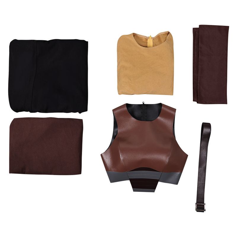 Jecki Lon Women Brown Outfit Cosplay Costume