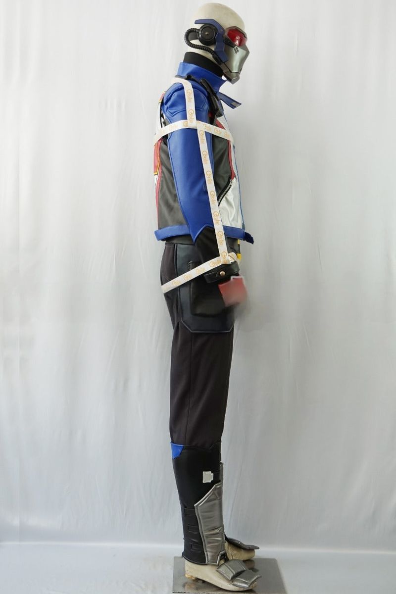 Soldier 76 Black Blue Cosplay Costume