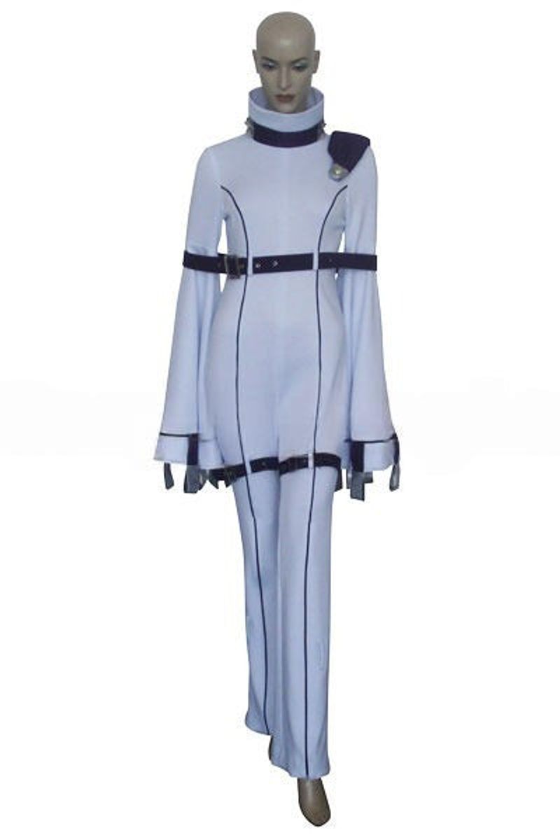 Code Geass C.C. Prison White Outfit Cosplay Costume