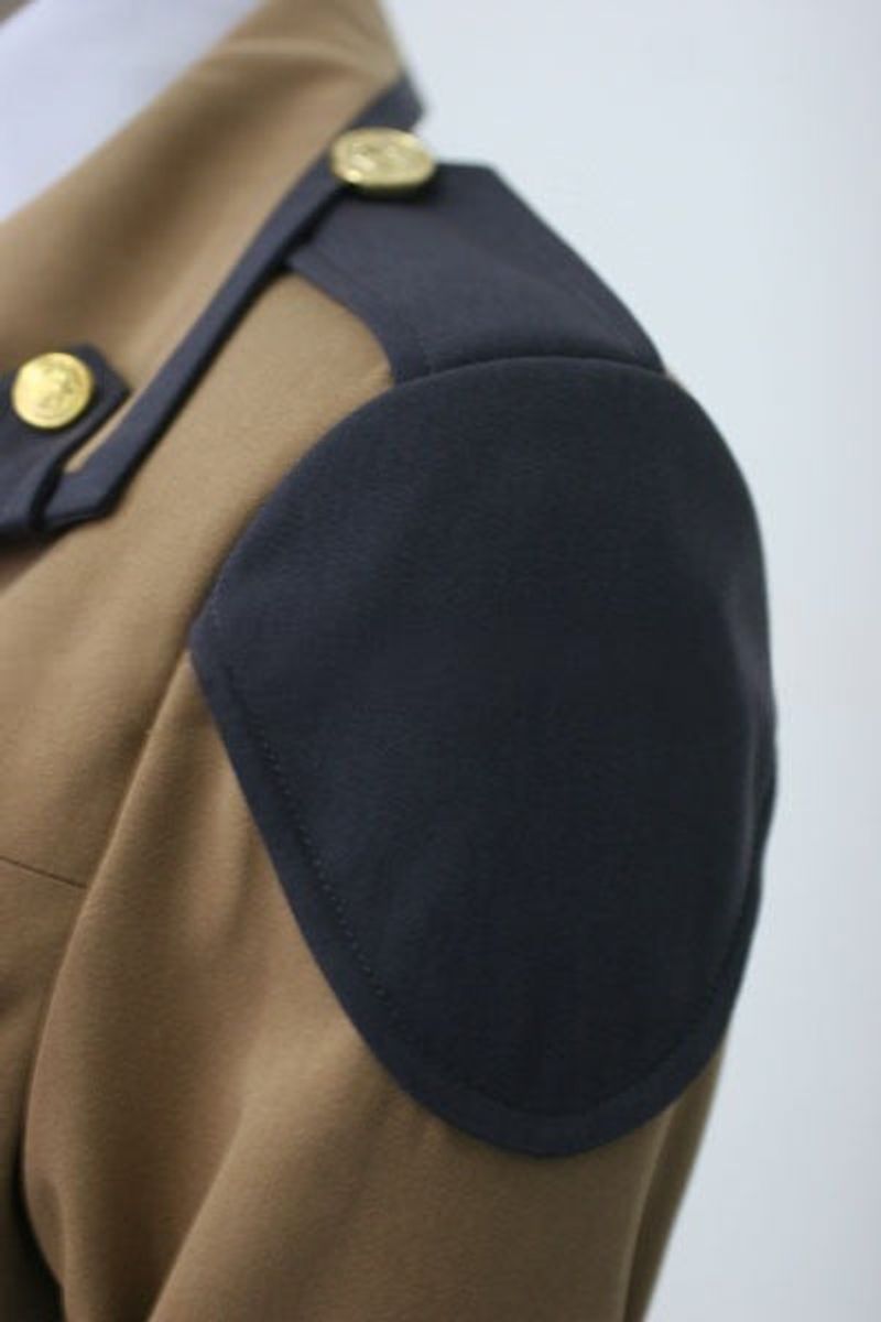 Code Geass Cecile Croomy Beige Military Cosplay Costume