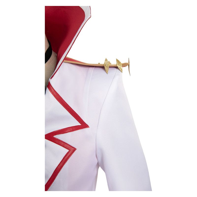 Lucifer Morningstar White Combat Suit Cosplay Costume