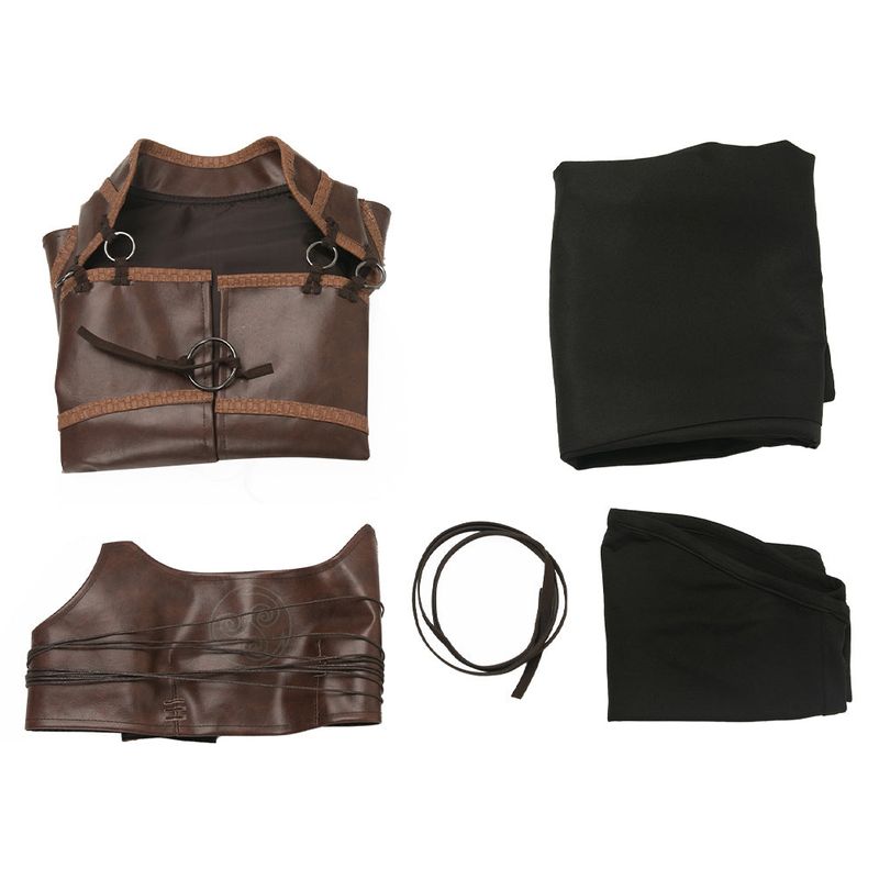 Senua Women Brown Outfit Cosplay Costume