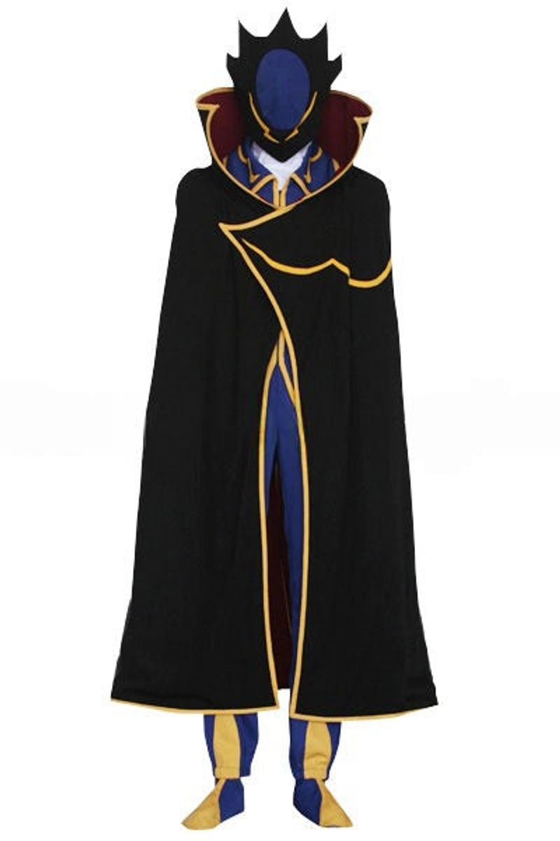Code Geass Zero Cosplay Costume