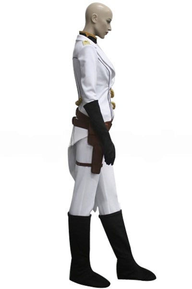 Code Geass Knight of Nine Nonette Enneagram Purple and White Knight Cosplay Costume