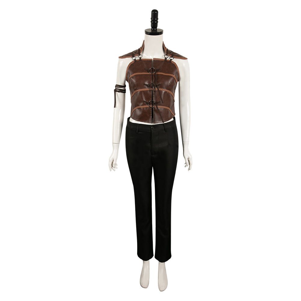 Senua Women Brown Outfit Cosplay Costume