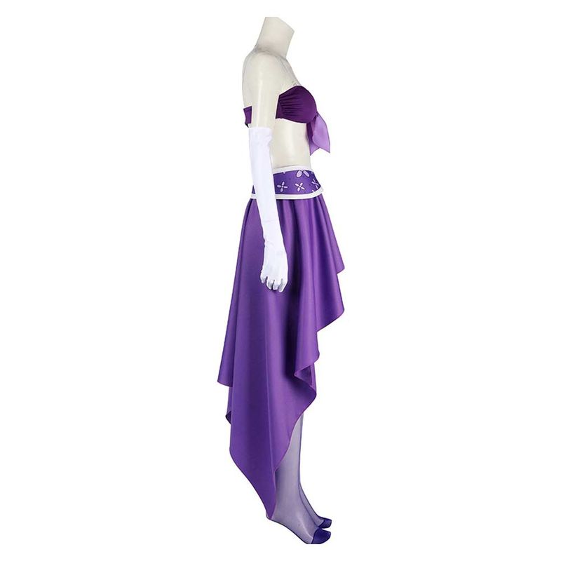 Nico Robin 15th Anniversary Women Purple Dress Cosplay Costume