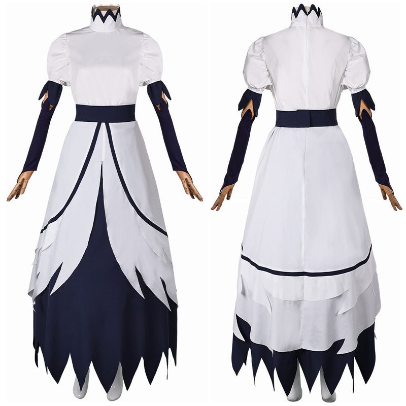Stella Women White Dress Cosplay Costume