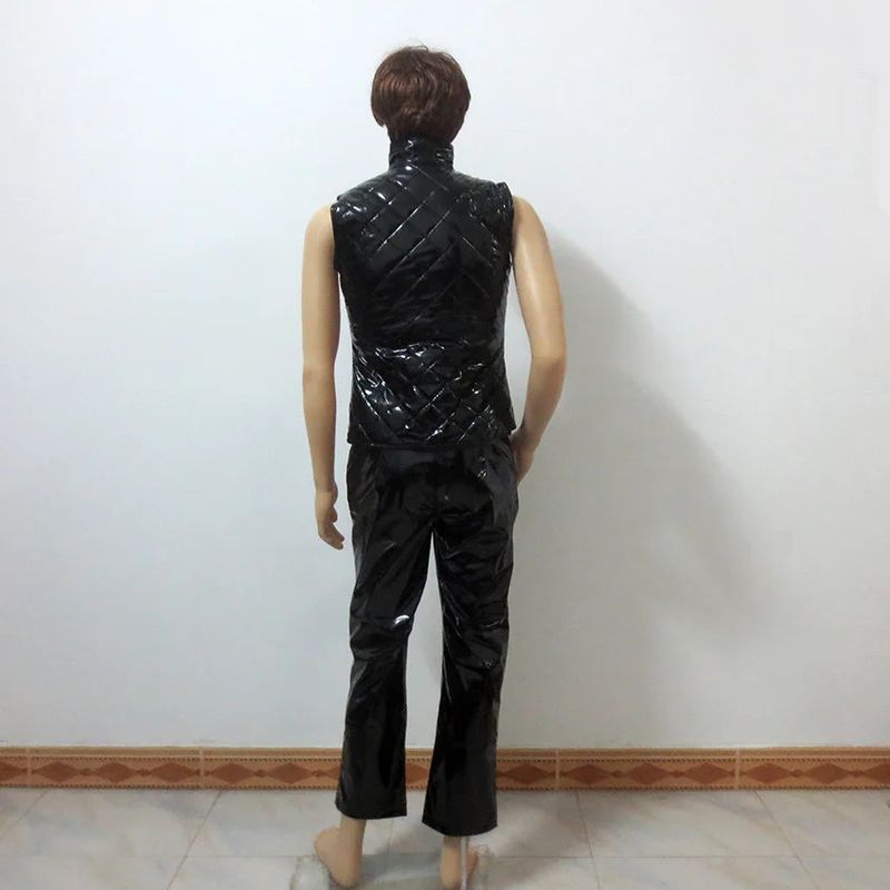Mello Mihael Keehl Black Quilted Cosplay Outfit