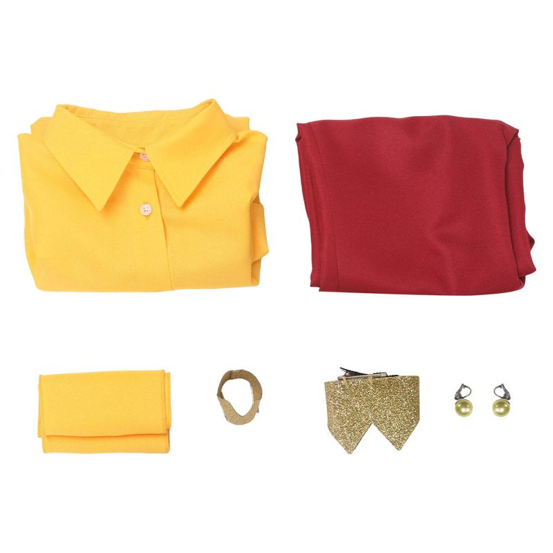 Wanda Women Yellow Outfit Cosplay Costume