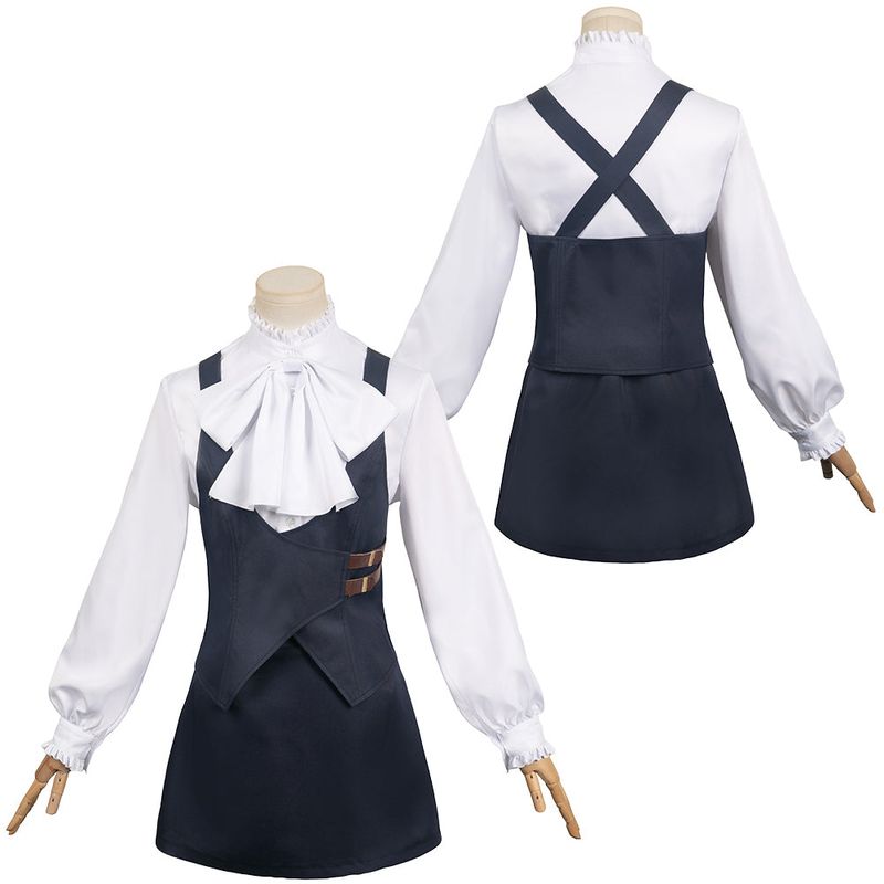Yor Forger Women Blue And White Dress Cosplay Costume
