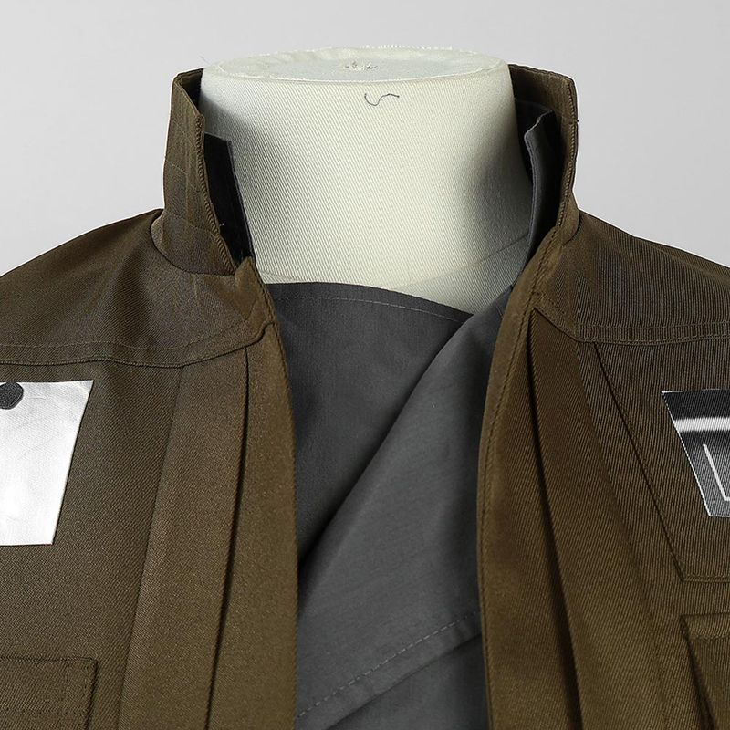 Chirrut Imwe Brown Suit Cosplay Costume