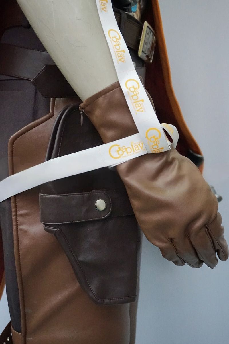 McCree Brown Red Cosplay Costume