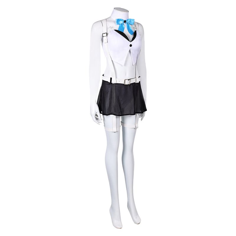 Tifa Lockhart Women White Swimsuit Cosplay Costume