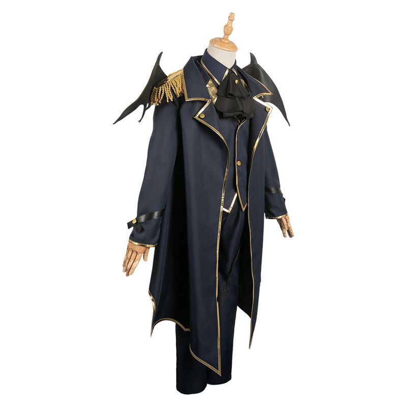 Nagi Seishiro Dark Blue Devil Outfit Cosplay Costume