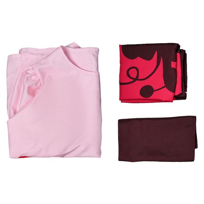 Niffty Women Pink Printed Dress Cosplay Costume