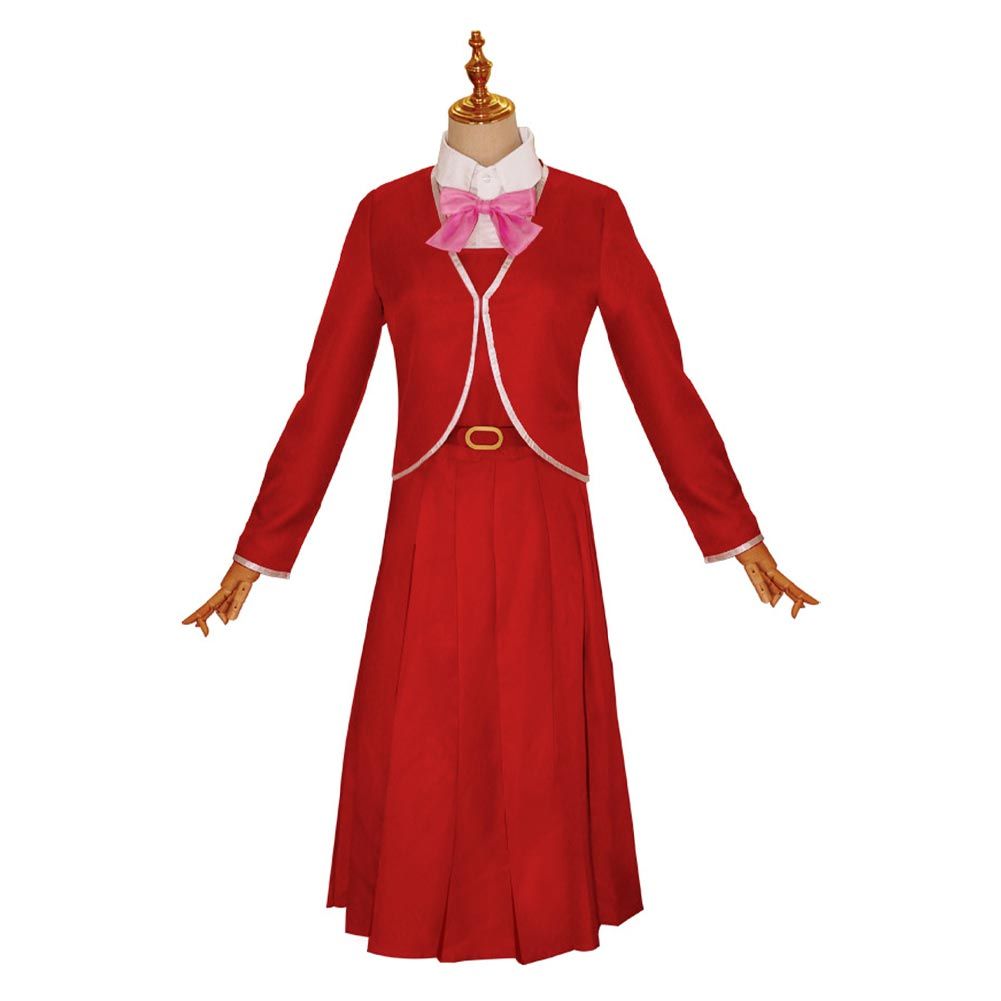 Oto Adashino Women Red Dress Cosplay Costume