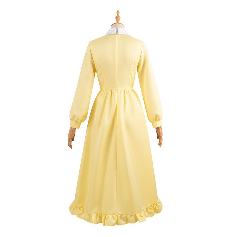 Sophie Hatter Women Yellow Dress Cosplay Costume