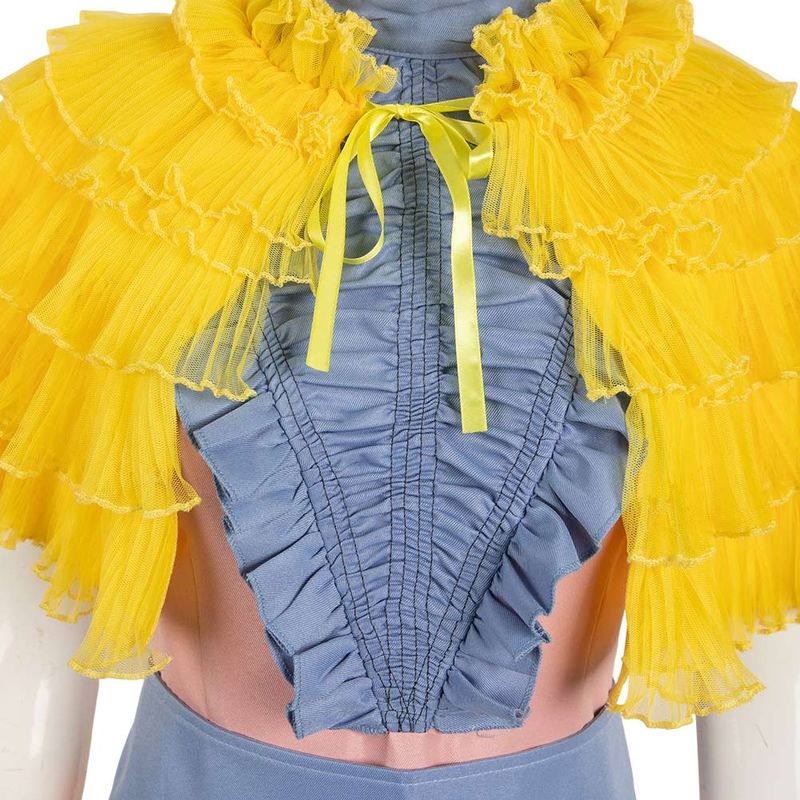 Bella Baxter Women Pink Blue Dress Cosplay Costume