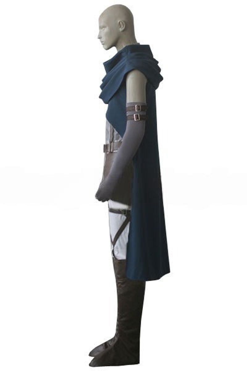 Levi Dark Blue Cloak Cosplay Costume