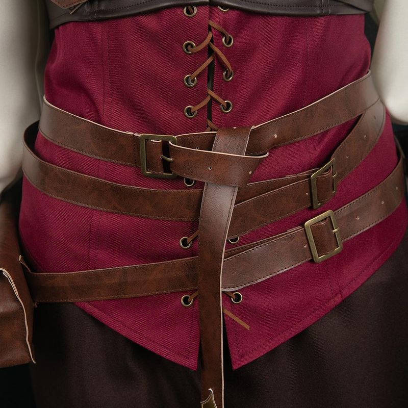 Ulrika Women Brown Outfit Cosplay Costume