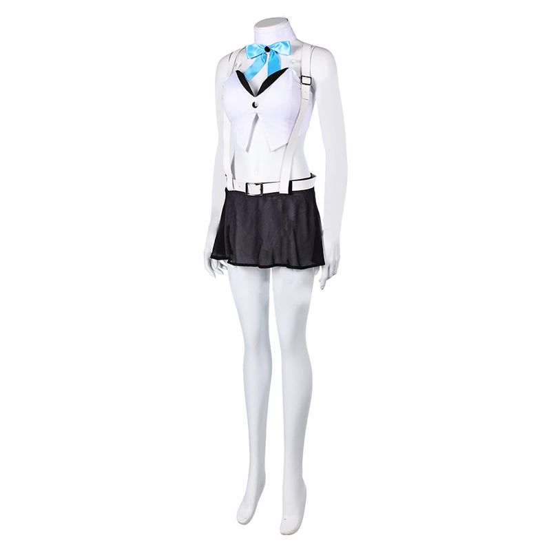Tifa Lockhart Women White Swimsuit Cosplay Costume