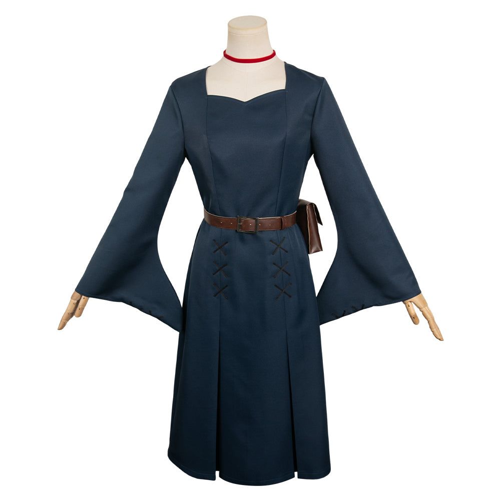 Marcille Women Dark Blue Dress Cosplay Costume