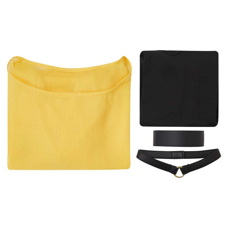 Silk Spectre Women Yellow Outfit Cosplay Costume