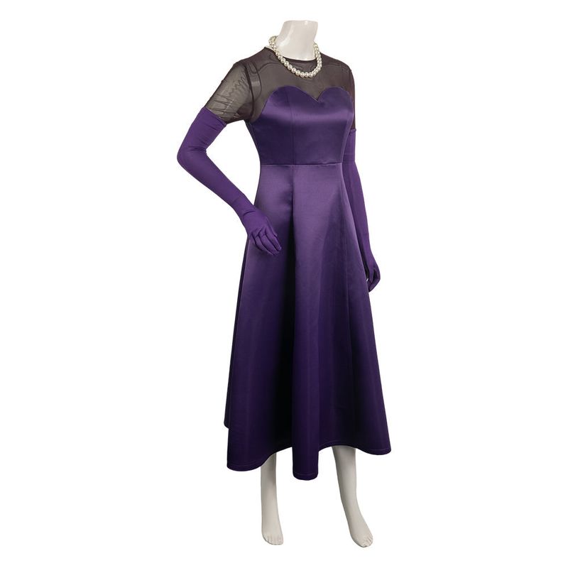 Lilith Women Purple Dress Cosplay Costume