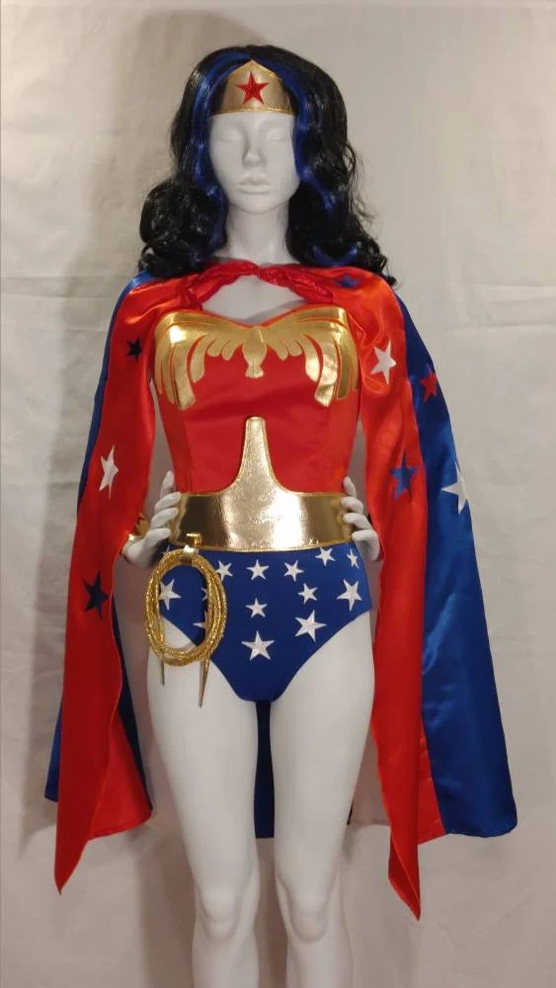 80s Wonder Woman Lynda Carter Cosplay Costume