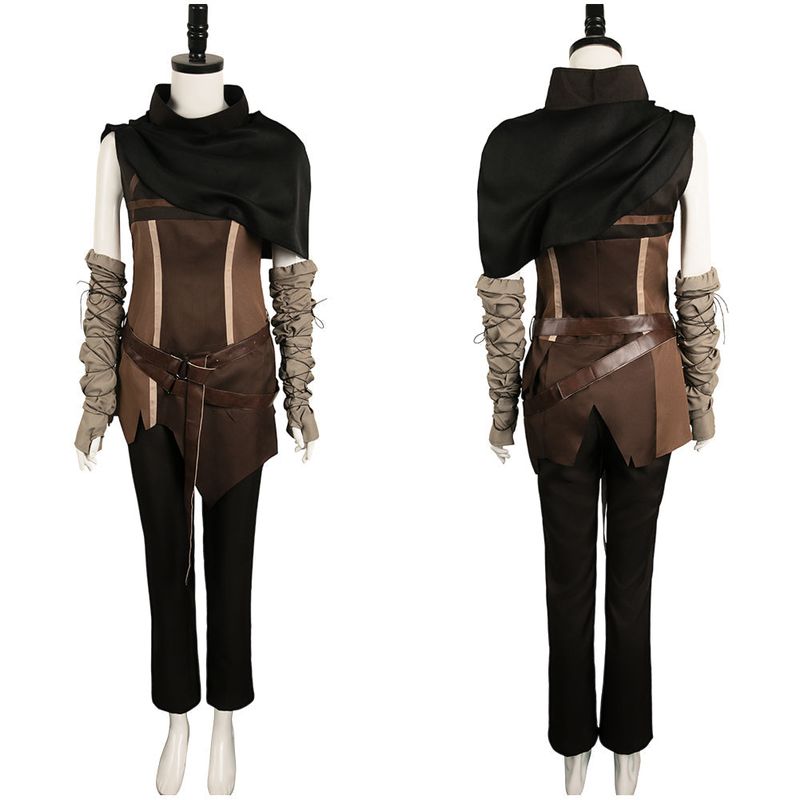 Senua Women Black Outfit Cosplay Costume
