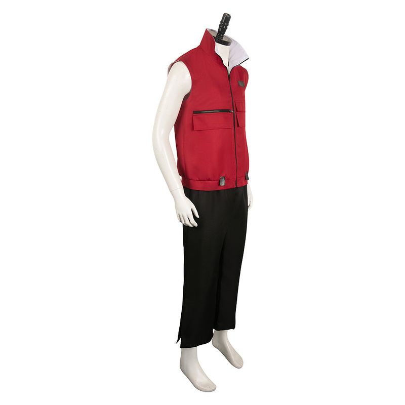 Boy Red Outfit Cosplay Costume