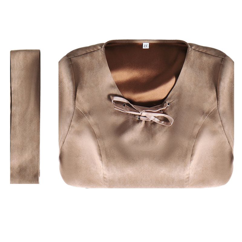 Princess Leia Women Khaki Dress Cosplay Costume