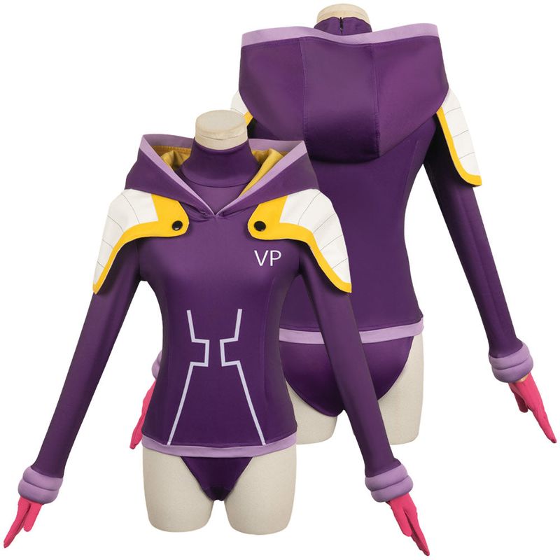 Jewelry Bonney Women Purple Jumpsuit Cosplay Costume