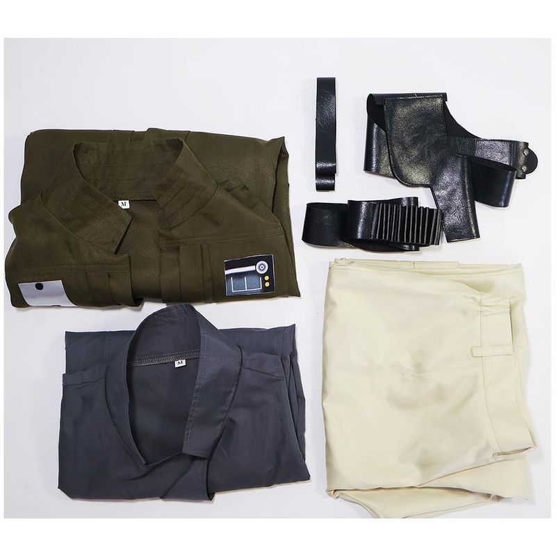 Chirrut Imwe Brown Suit Cosplay Costume