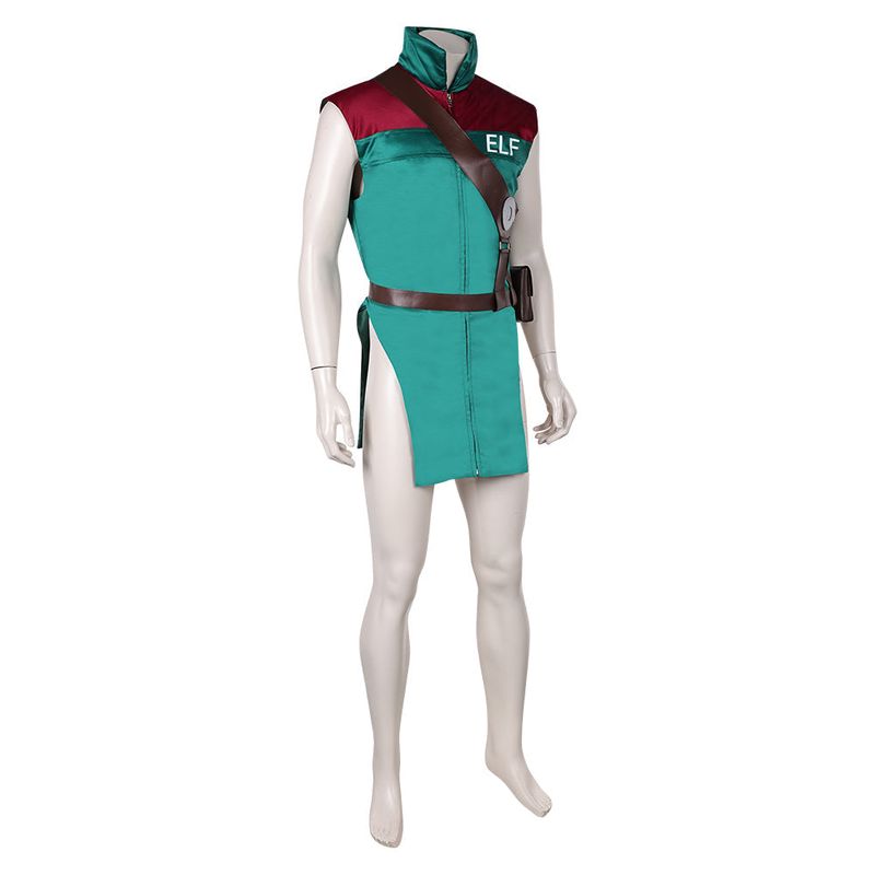 Garcia Green Red Vest Set Cosplay Costume
