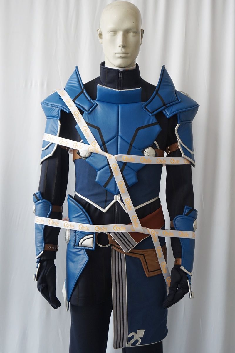 ALM Blue Knight Armor Cosplay Costume