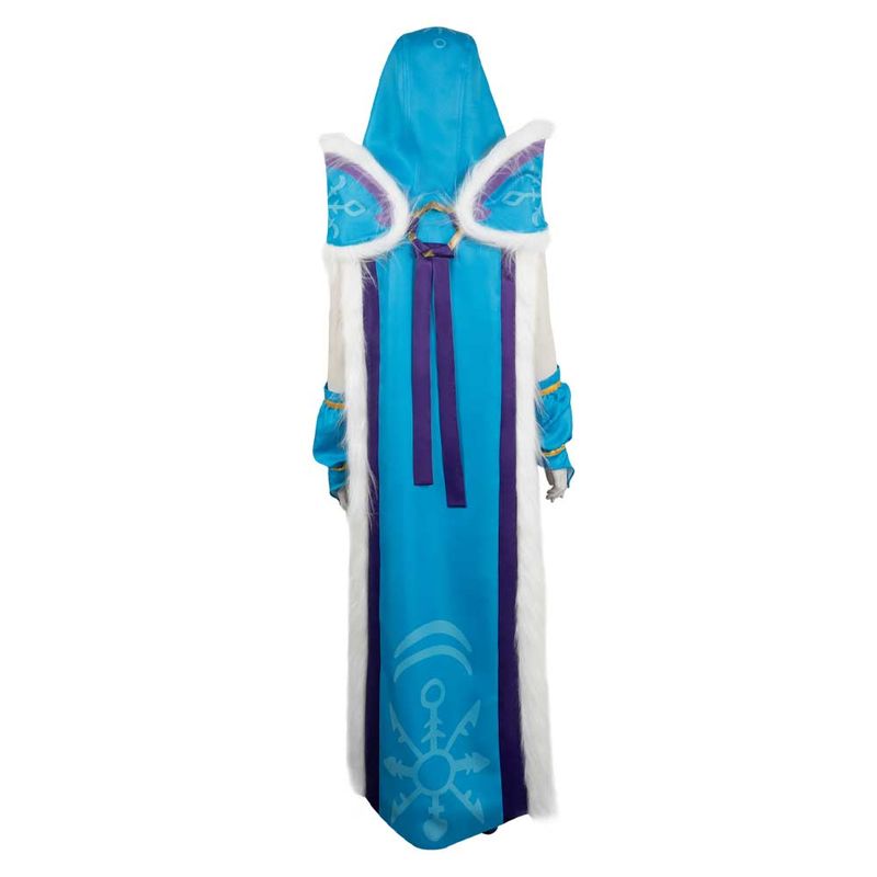 Crystal Maiden Women Blue Outfit Cosplay Costume