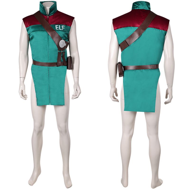 Garcia Green Red Vest Set Cosplay Costume
