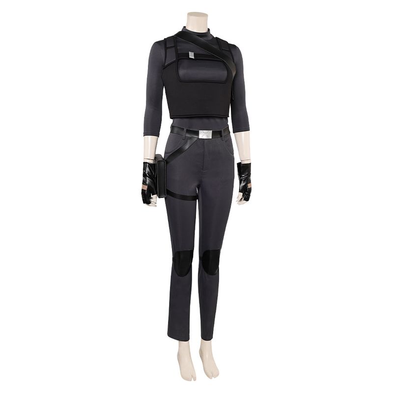 Lara Croft Women Black Outfit Cosplay Costume