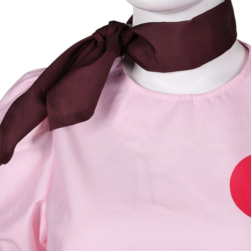 Niffty Women Pink Printed Dress Cosplay Costume