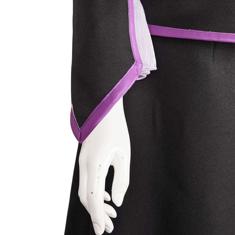 Agatha Women Black Purple Witch Outfit Cosplay Costume