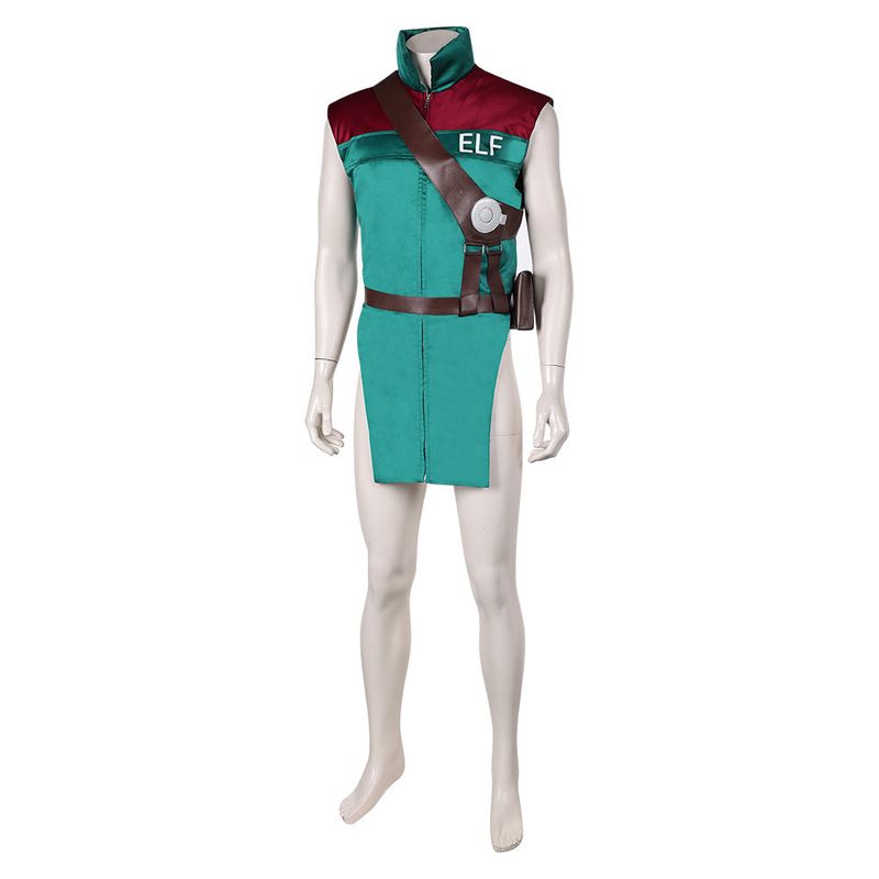 Garcia Green Red Vest Set Cosplay Costume