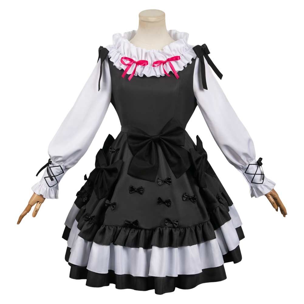 Madoka Kaname Women Black Dress Cosplay Costume