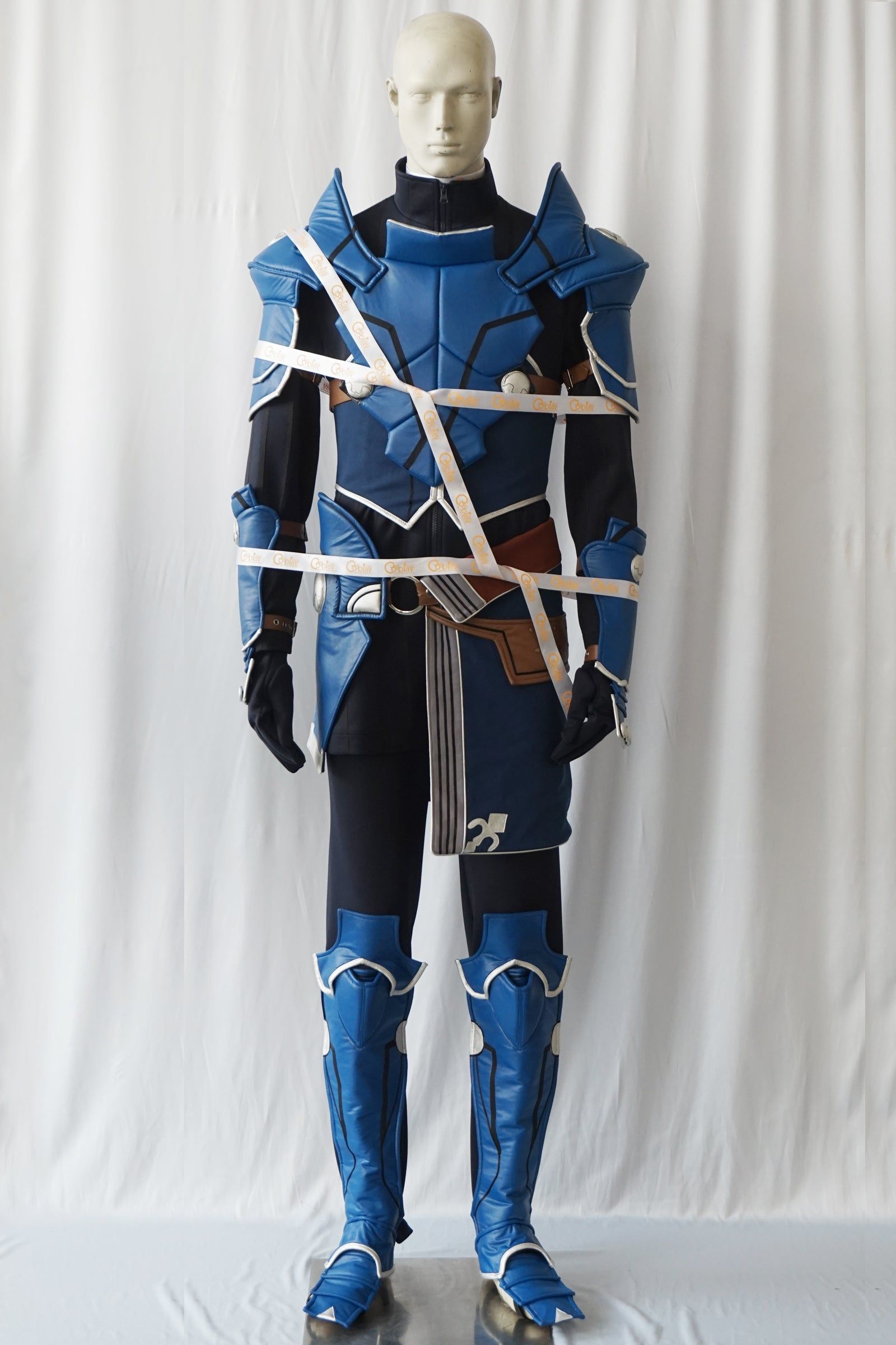 ALM Blue Knight Armor Cosplay Costume
