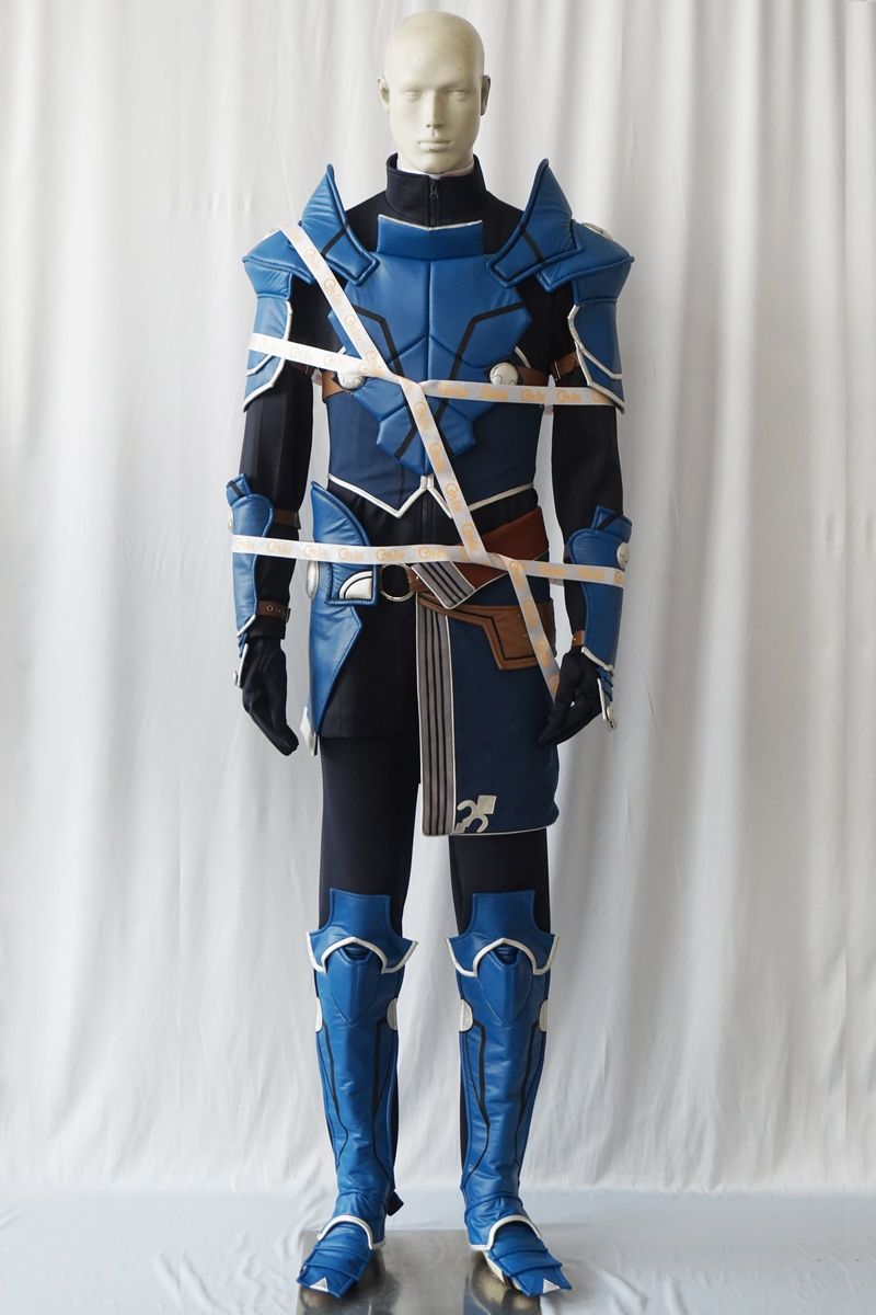 ALM Blue Knight Armor Cosplay Costume