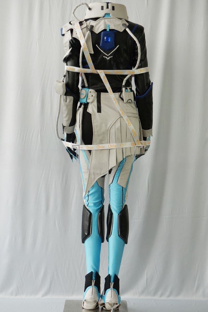 Sombra Cyberspace Skin Cosplay Costume